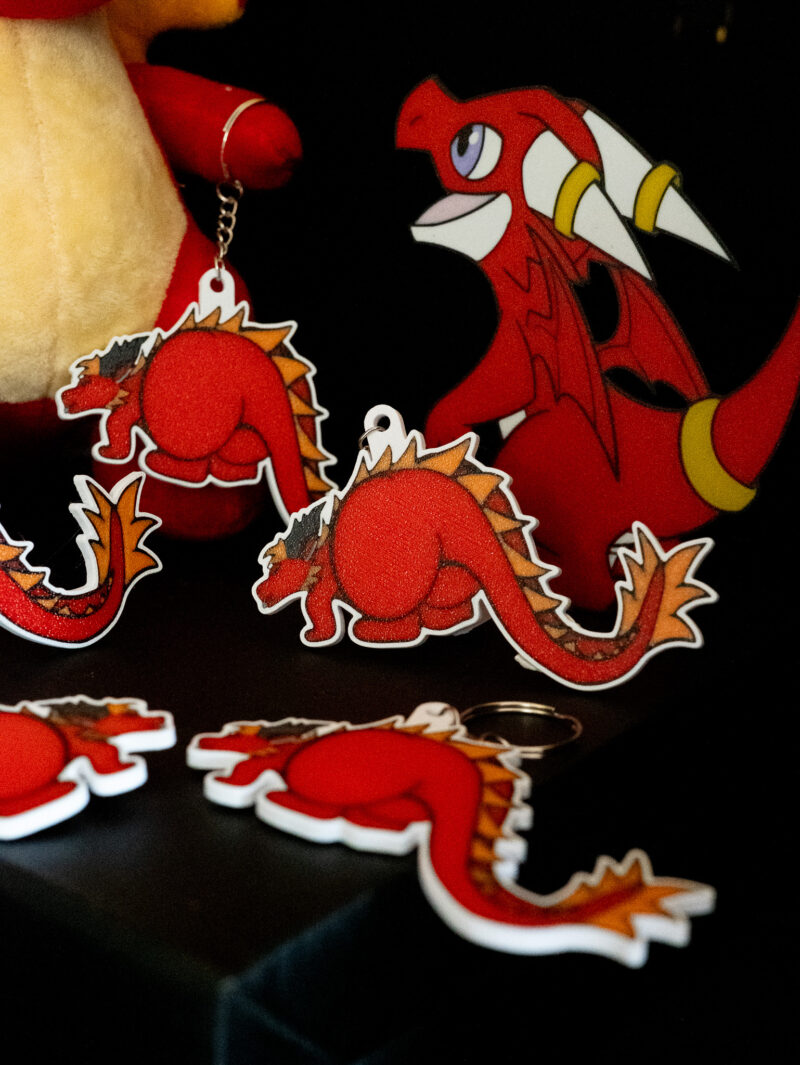 P1024865 Porte-clés Dragon Fesses 🍑