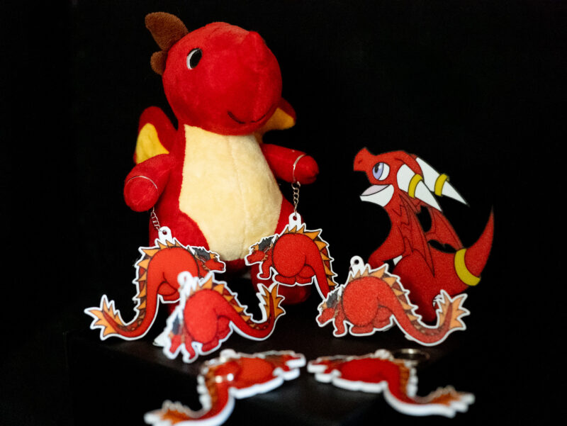 Porte-clés Dragon Fesses 🍑