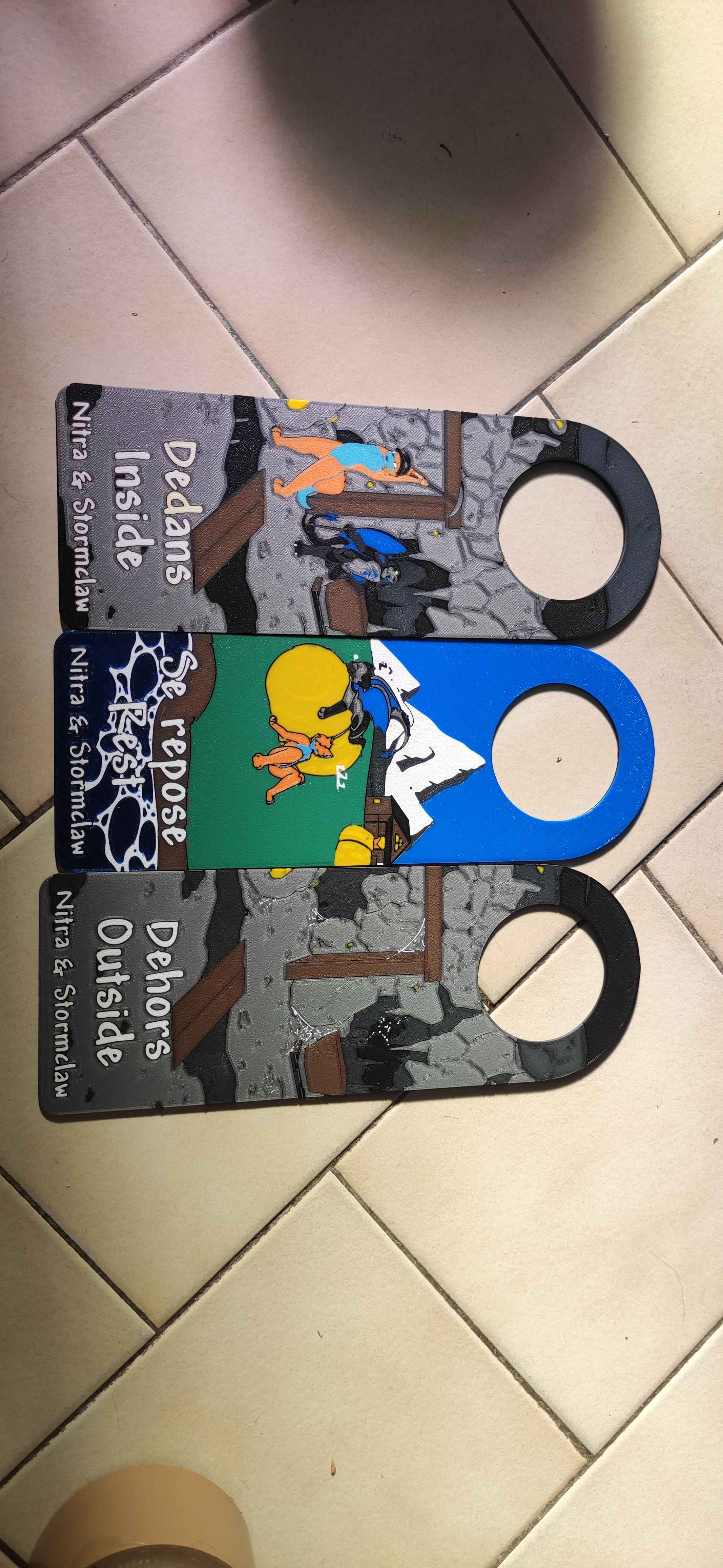 Doorsign de poignée Convention