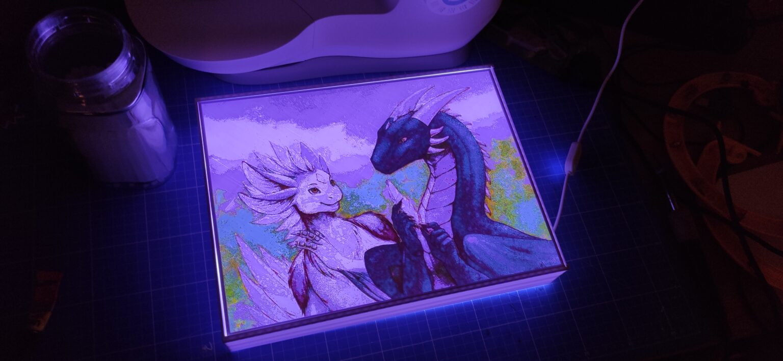 Lampe Lithophane Saphiron