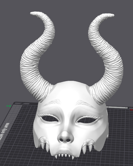 Masque oni Personnalisé