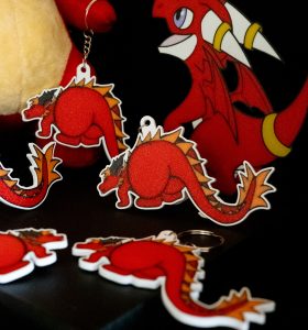 Porte clé fesse Kitjune